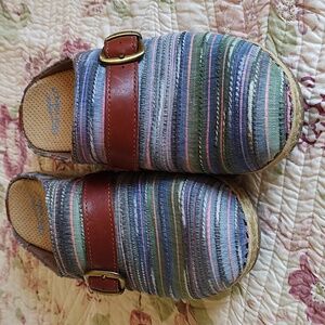 Dansko Professional Clog Vegan Jute Women size 36 US 6.5-7 M. Like New